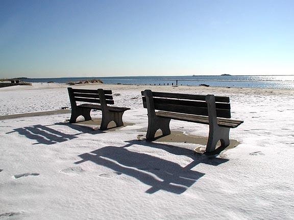 Cold Day At The Beach