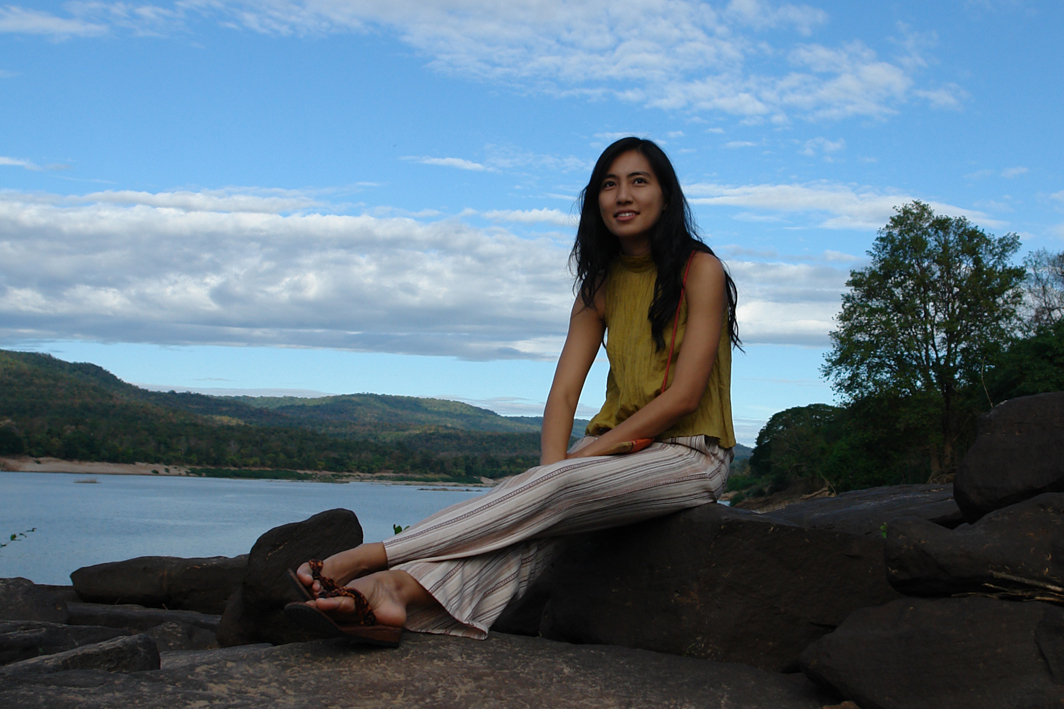 Relaxing by the Mekhong River <br> by Mark Maclean