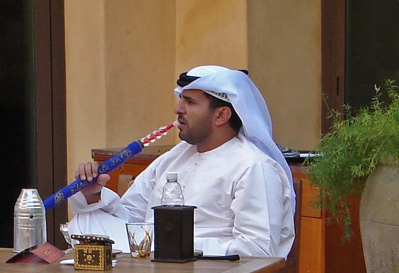 Enjoying a Smoke