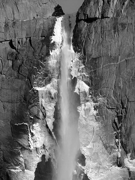 Icy Falls* Black & White
