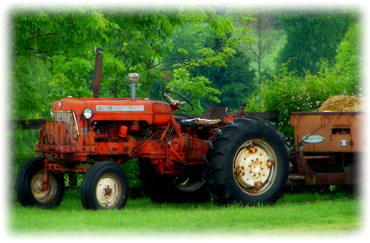 my brothers tractor