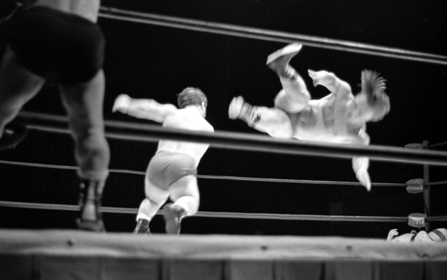 <b>9th Place (tie) </b><br>small-time wrestling <br> by shemp