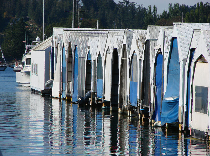 Boathouses at the Blue Peter <br> by DebbyD