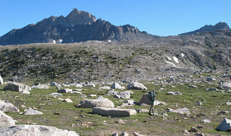 Hiking back toward home...