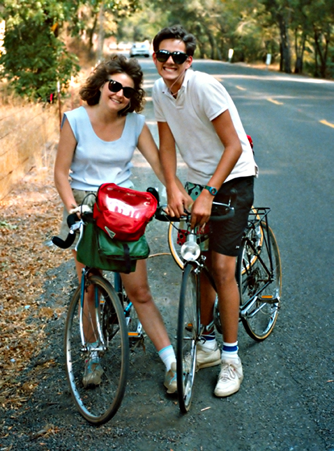 Sean & Linda on Bikes