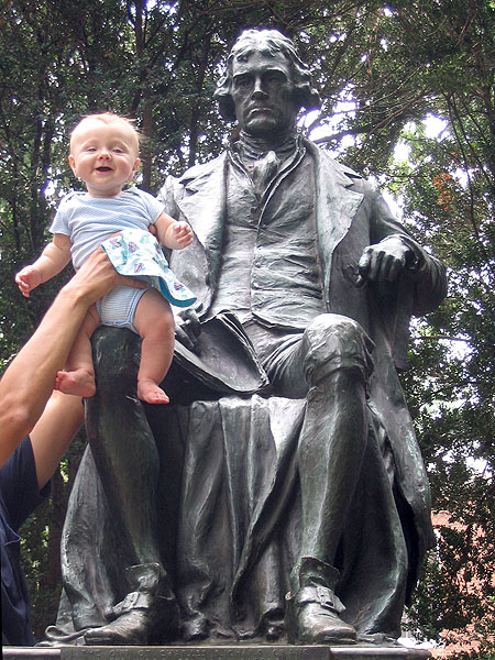 Simon visits Mr. Jefferson in Charlottesville