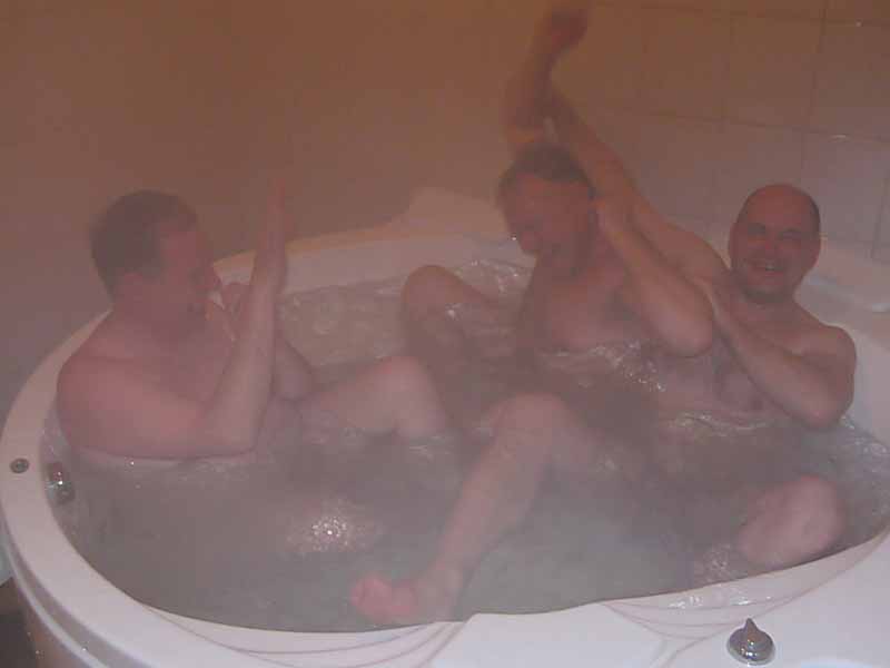 ...and then to jacuzzi!