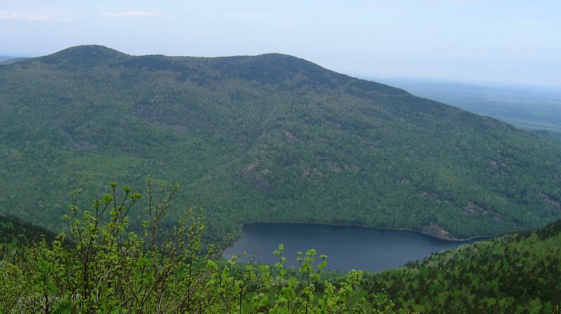 South Branch Mountain qu'on a gravi le premier jour. Beaucoup de mouches noires. Trs chaud.