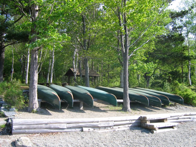 Canot à louer au camping South Branch Pond
