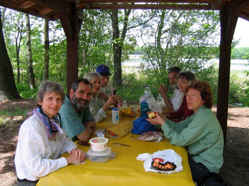 Pique-nique passé Patten avant Millinocket