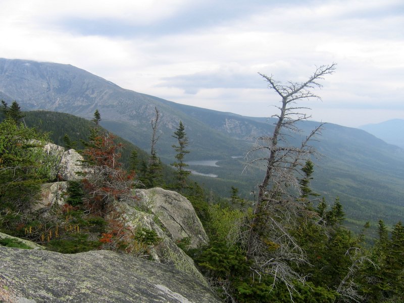 Début de notre ascension vers le Mont Katahdin