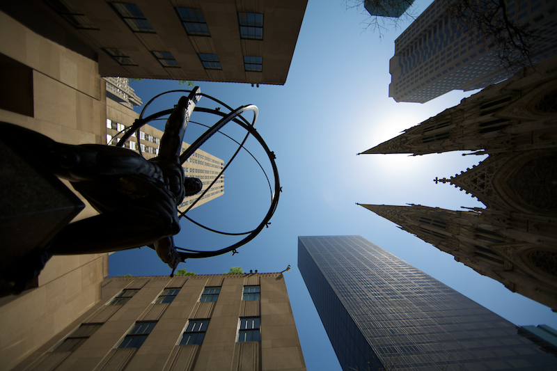 Atlas and St. Patricks Cathedral