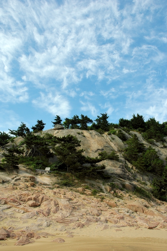 View from the beach.