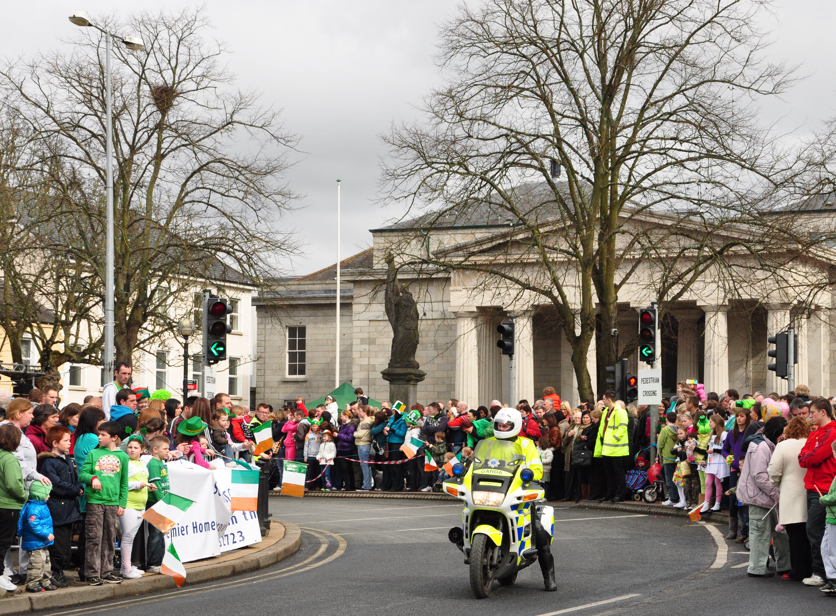 Waiting for the parade
