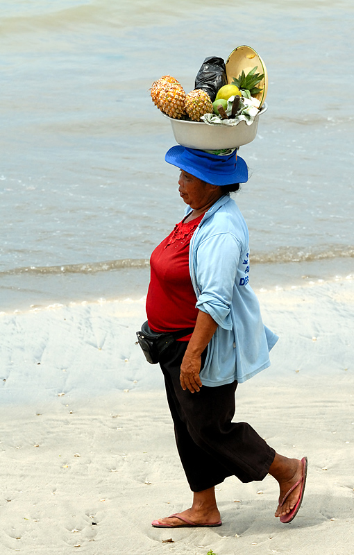 Pineapple seller