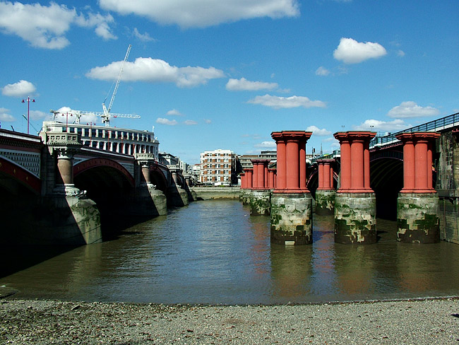 Unfinished Bridge across the Thames