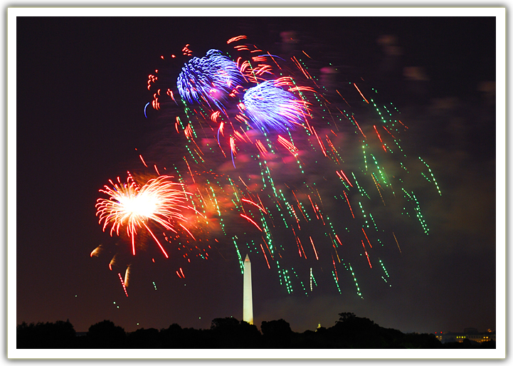 Washington DC July 4th Fireworks 2009