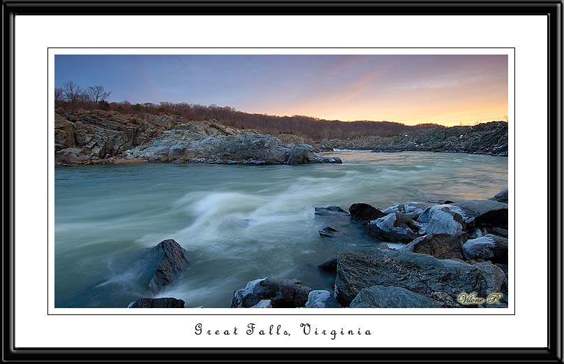 Sunset near Great Falls, Virginia