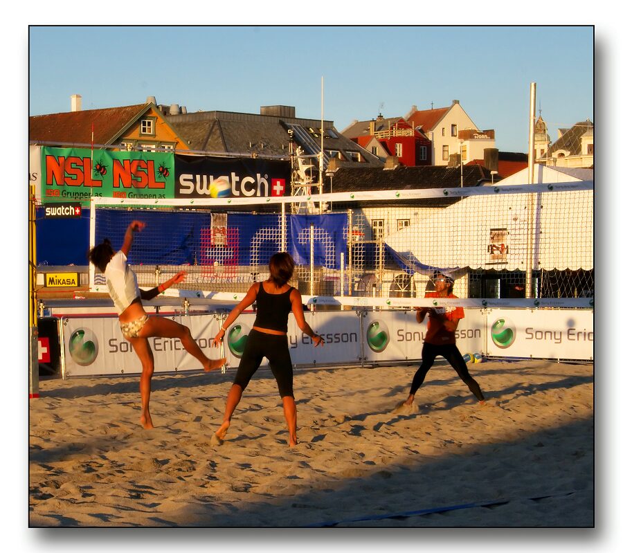 Beach volleyball in Stavanger