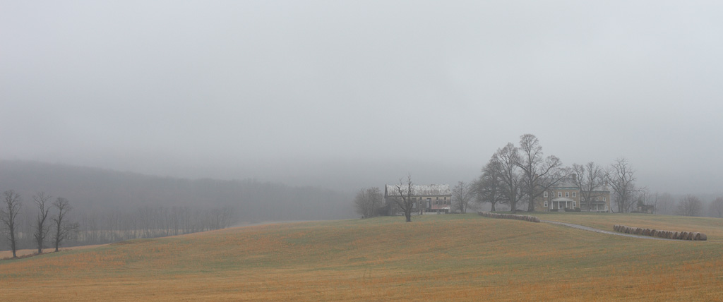 Fog Shrouded Farm (Mar 2009)