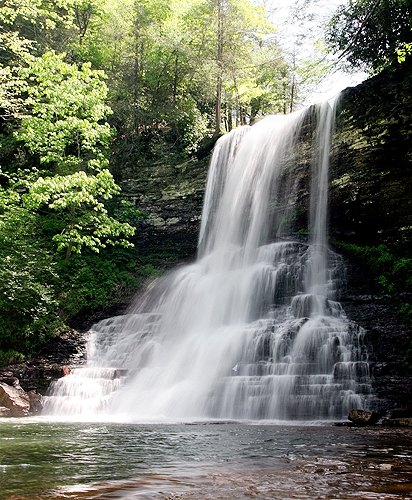 Cascades Main Falls On Little Stoney Creek-Giles County