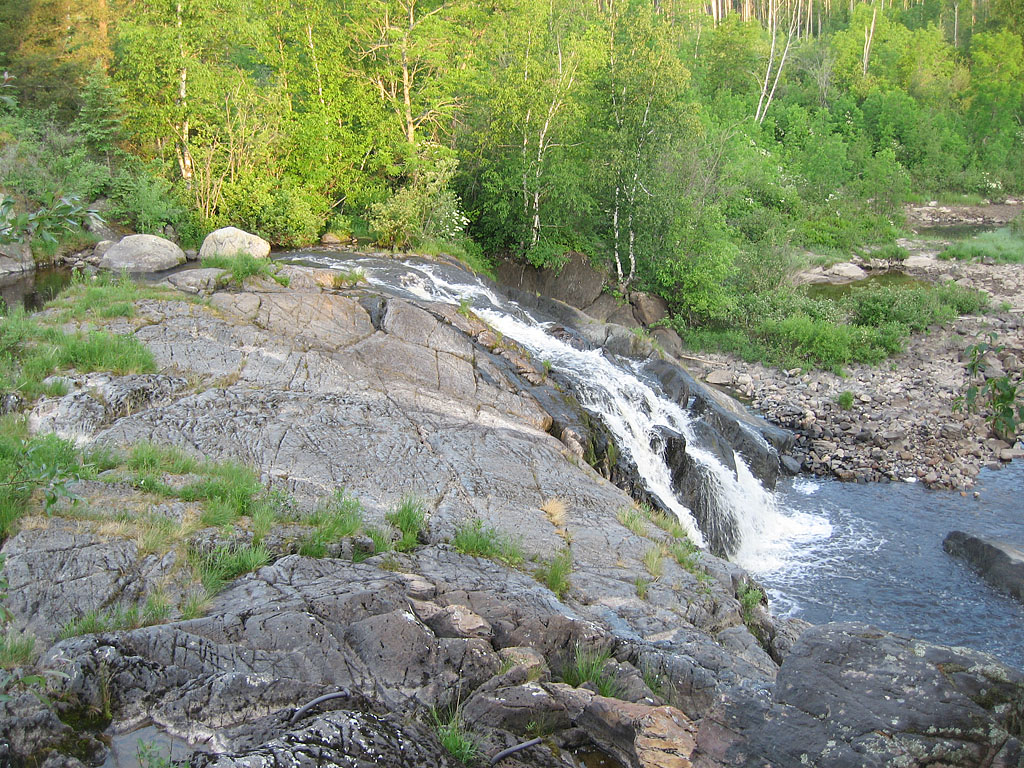 Waterfall at dawn