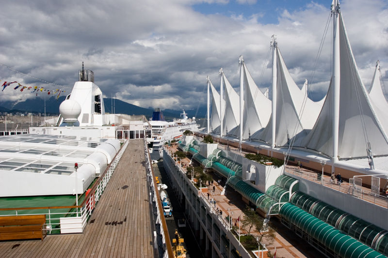 Ship Docked at Canada Place