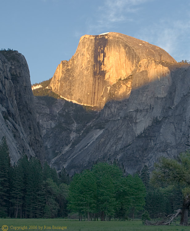 Half Dome at Sunset