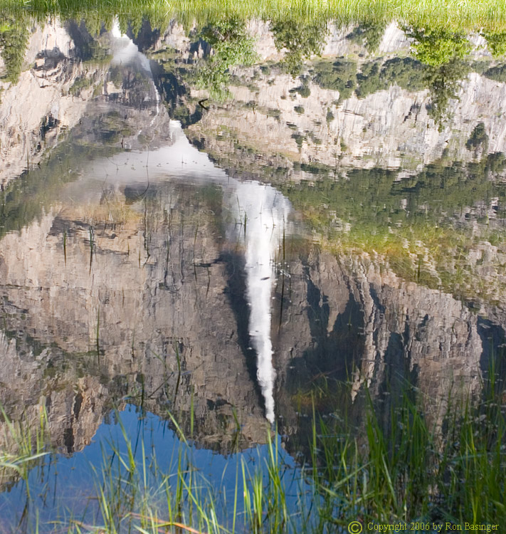 Reflection of Upper Yosemite Fall