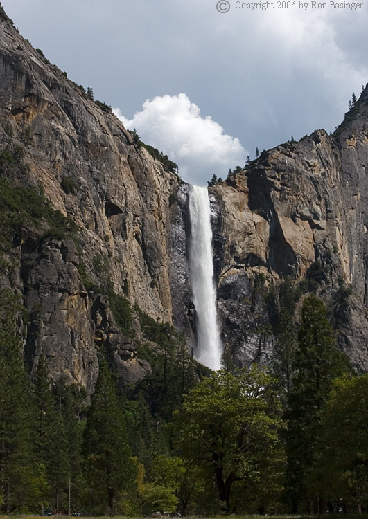 White Cloud over Bridalveil Fall