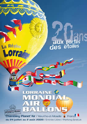 Affiche du Lorraine Mondial Air Ballons 2009