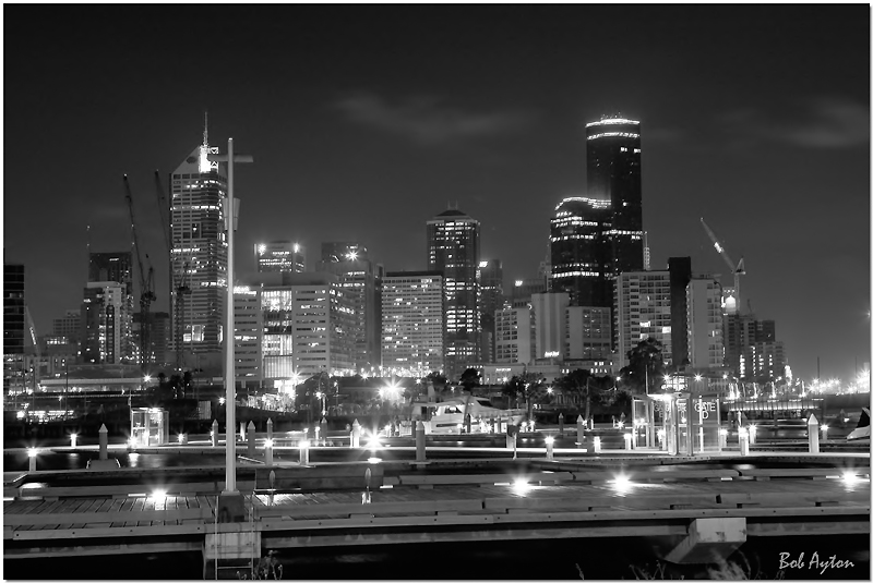 City from Docklands Marina