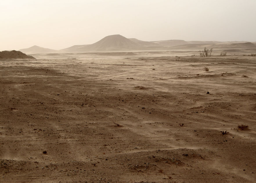Early morning sandstorm