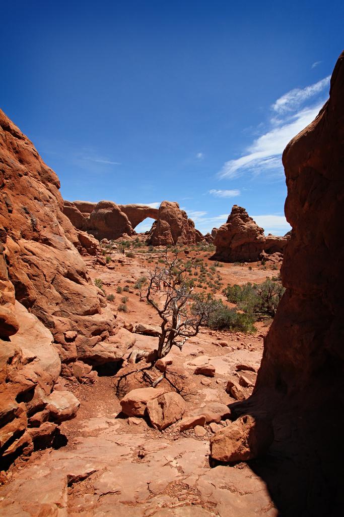 South Window from Turret Arch, Arches National Park, Moab, Utah