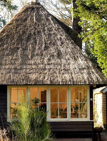 Little House With Thatched Roof