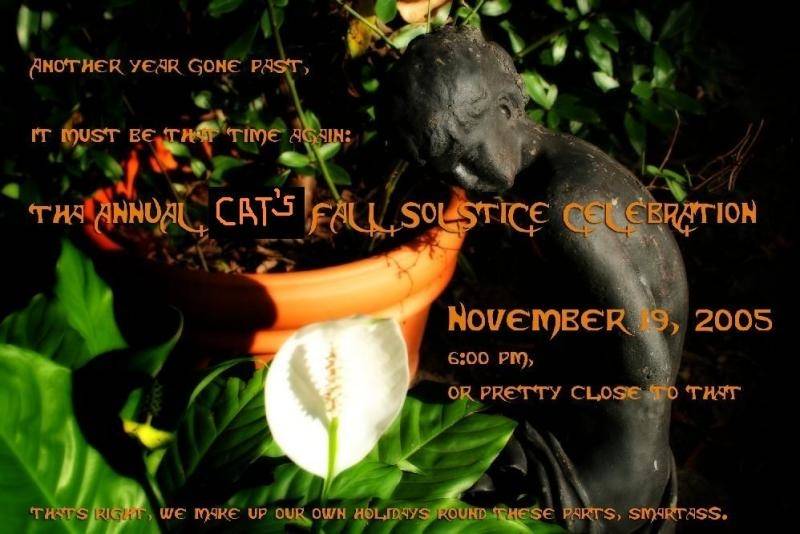 Solstice invitation