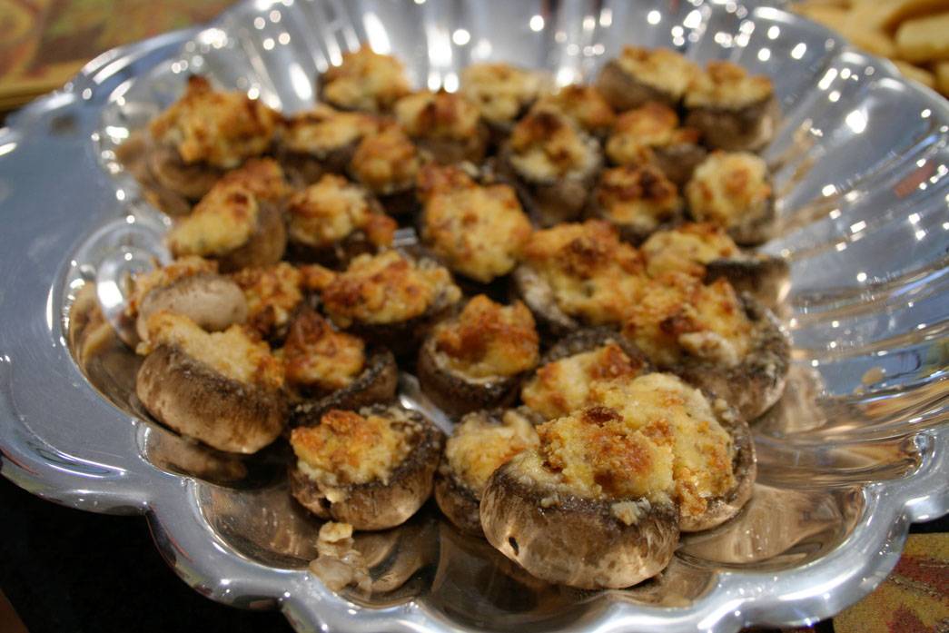 sausage-stuffed mushrooms
