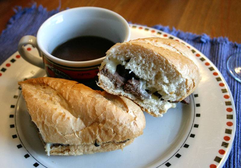 The French dip sandiwch