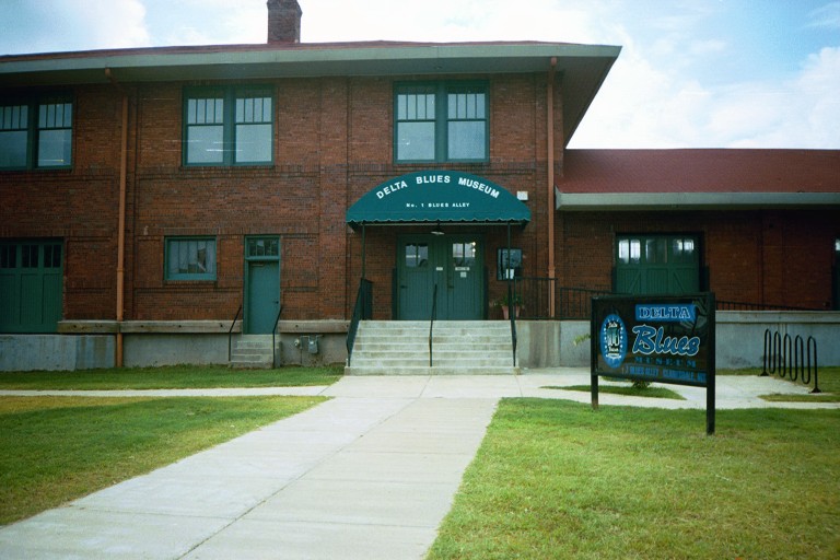 The Delta Blues Museum at the told Train station