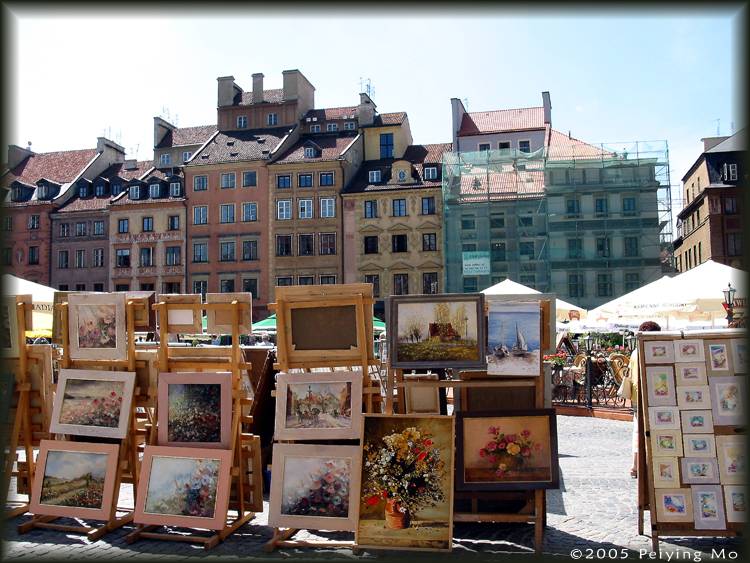 Old houses at the market square