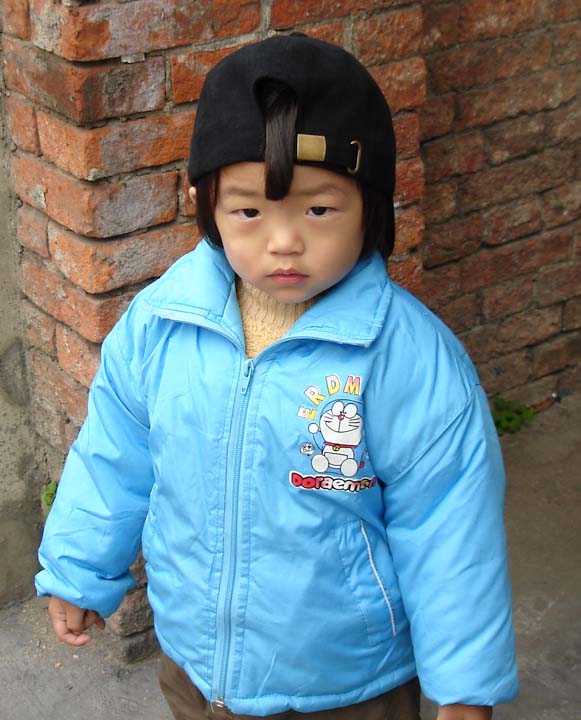 About 2 years old, and already he can say Wu Bai