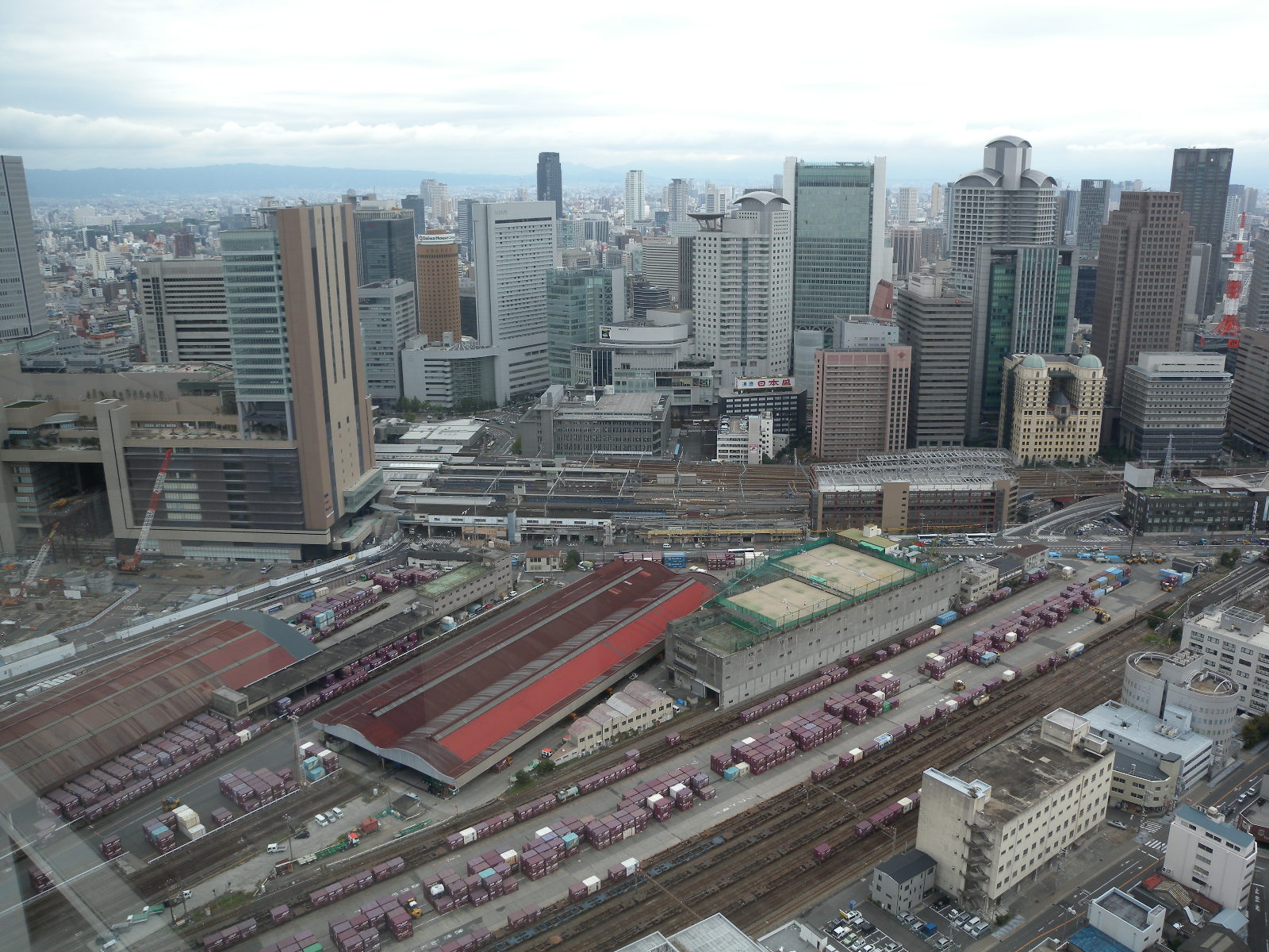 Osaka view from Umeda Sky Building