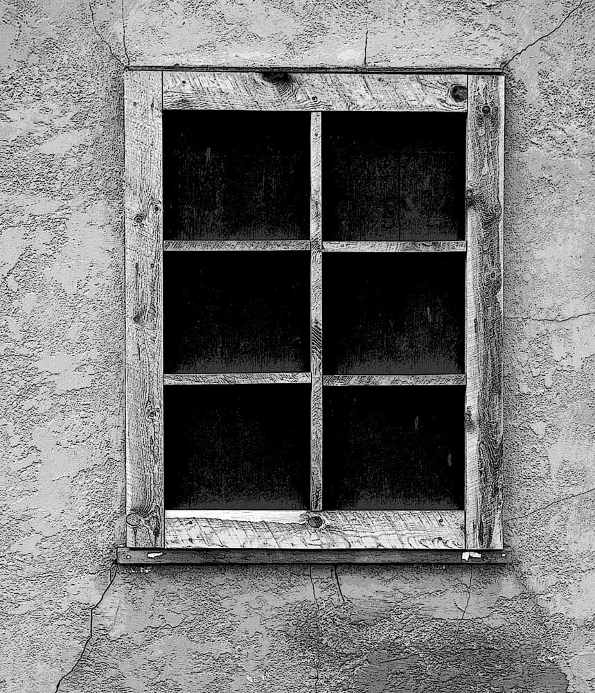 Window, Morman Row homestead, Yellowstone N.P.