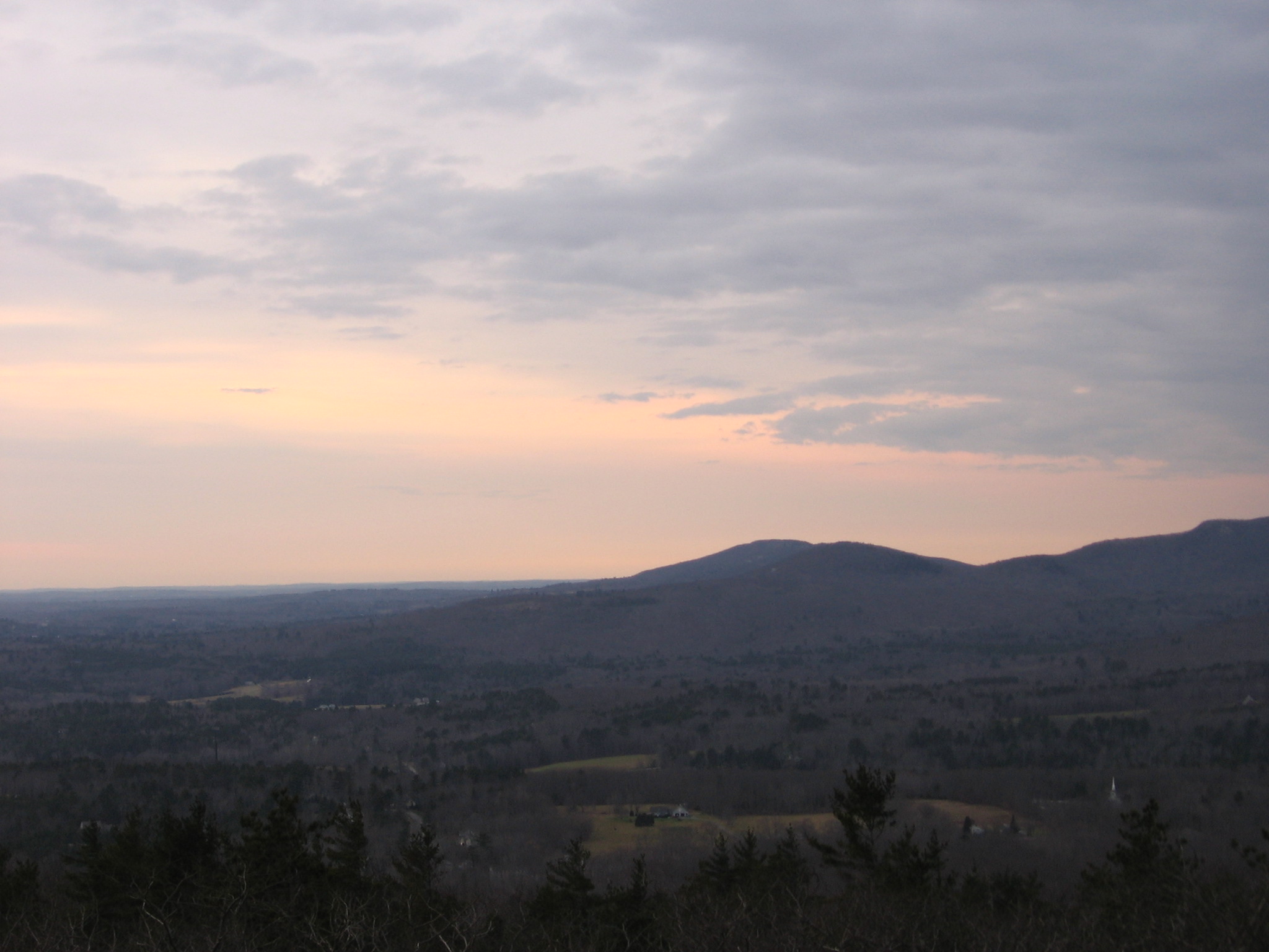 Subtle colors of early winter on Bald and Ragged Mountains