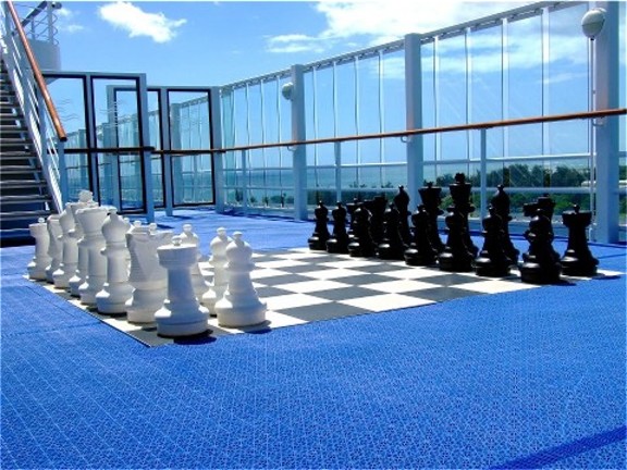 Giant chess board