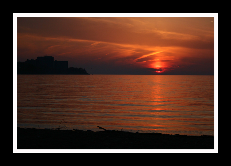 Sunset  At  Edgewater Park