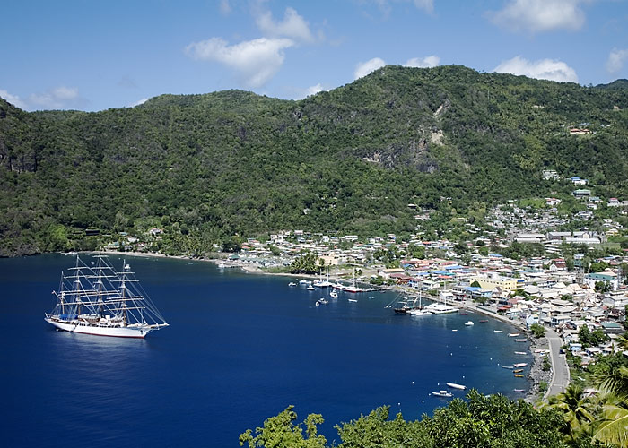 Sea Cloud at St. Lucia