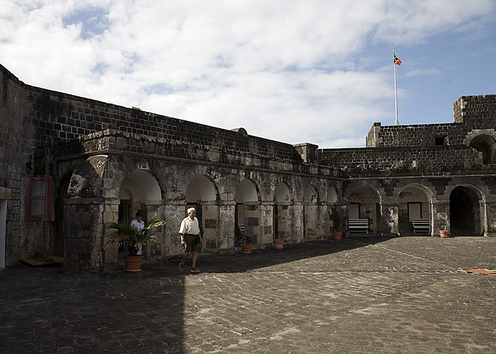Inside the fort