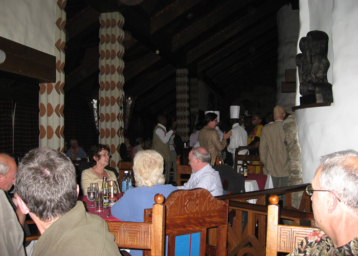 Dinner at Ngorongoro Serena Lodge