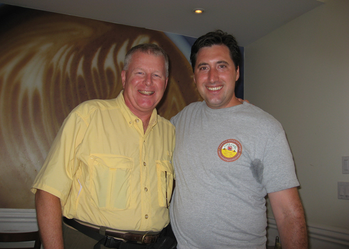 Mike with Urth Cafe owner